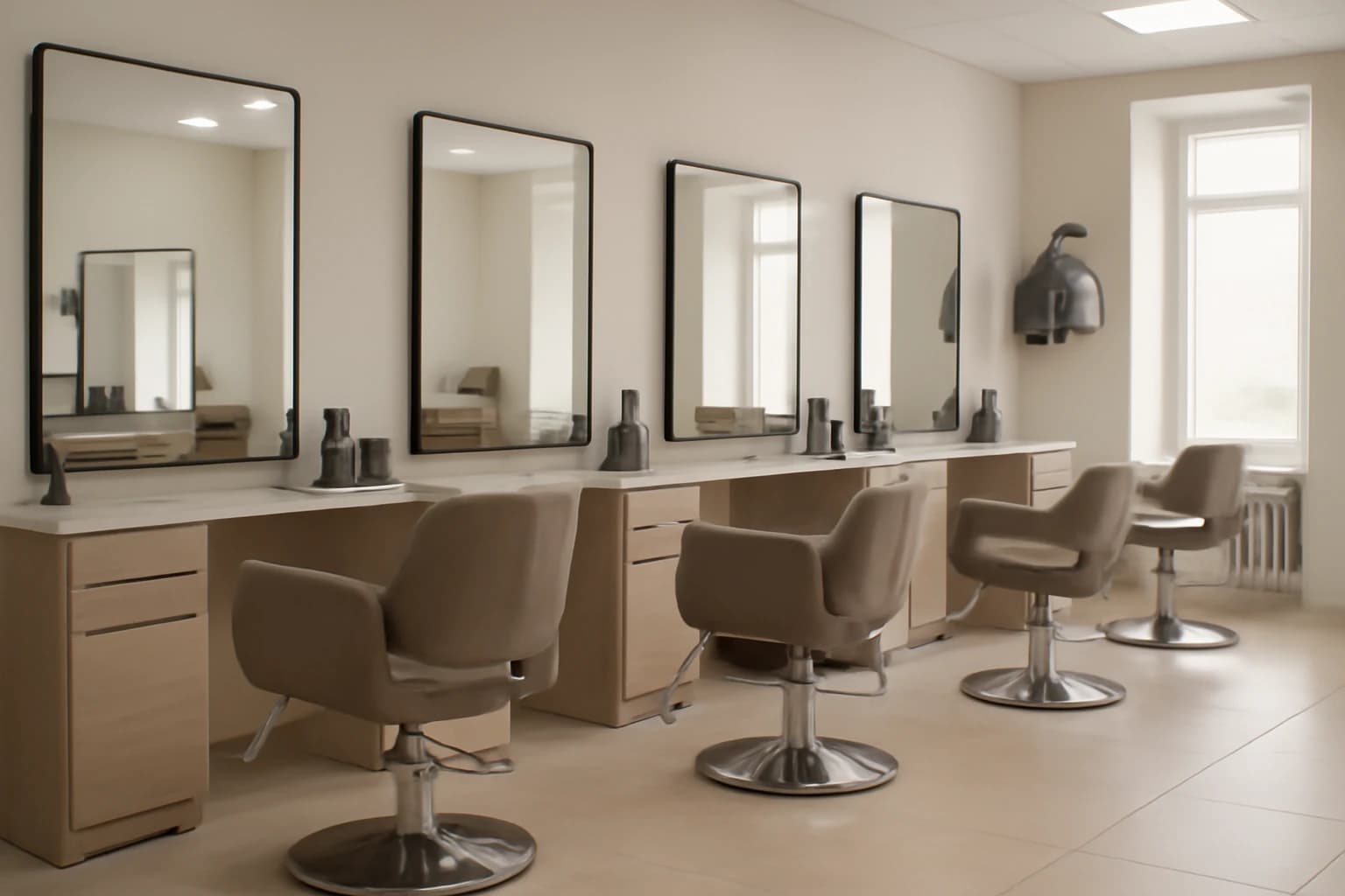 Exemplo de site para salão de beleza