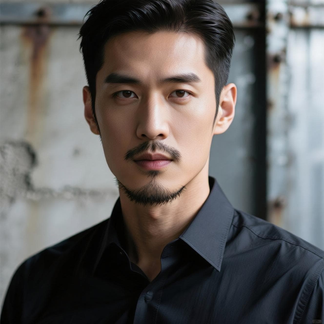 Detalhe de uma barba bem aparada