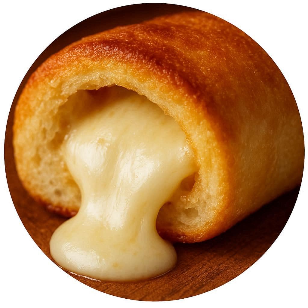 Borda recheada de queijo